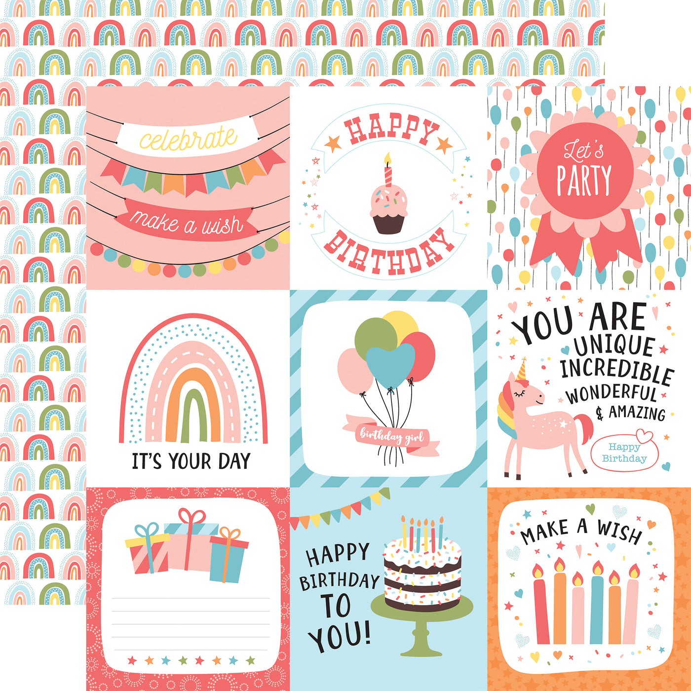 BIRTHDAY GIRL 12x12 Collection Kit - Echo Park