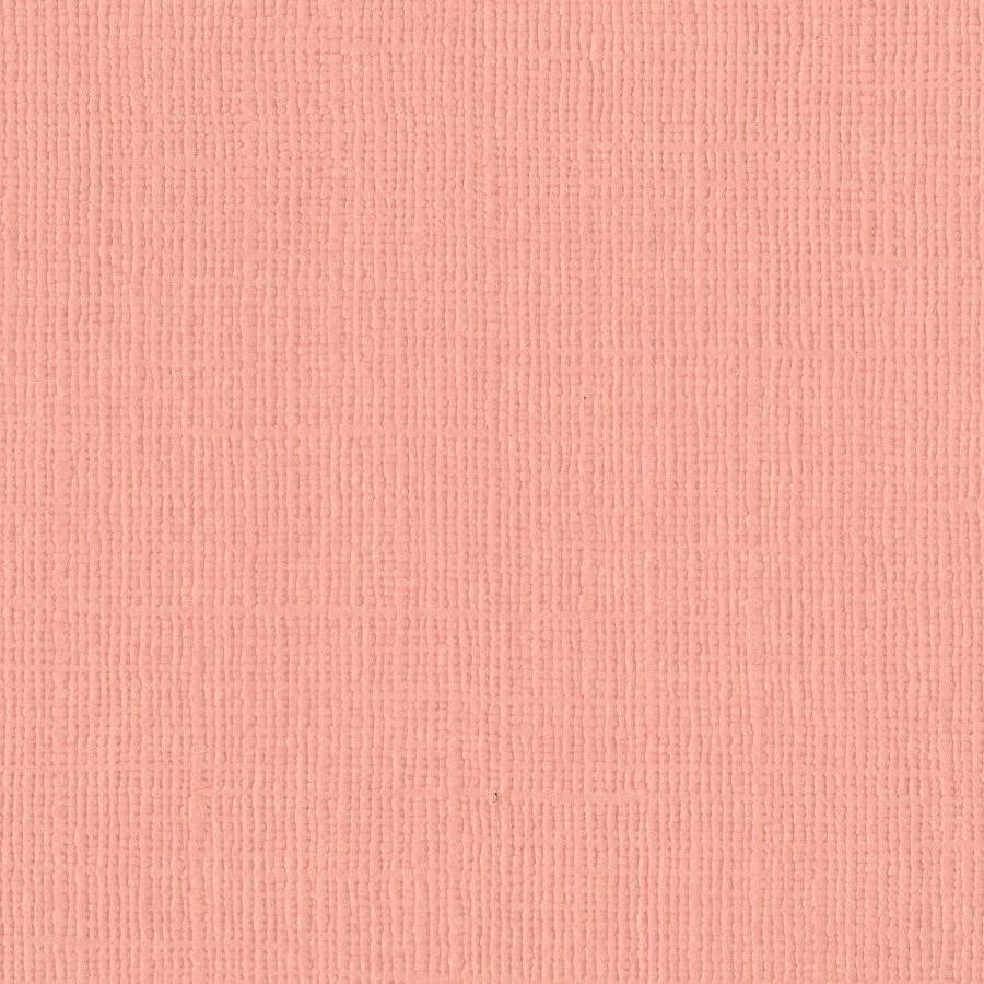 Bazzill Basics BLOSSOM pink cardstock - 12x12 inch - 80 lb - textured scrapbook paper