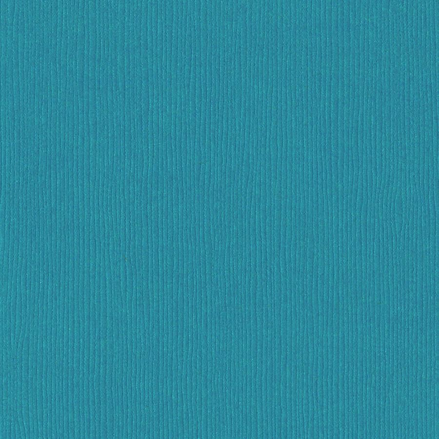 Bazzill BLUE OASIS turquoise cardstock - 12x12 inch - 80 lb - textured scrapbook paper