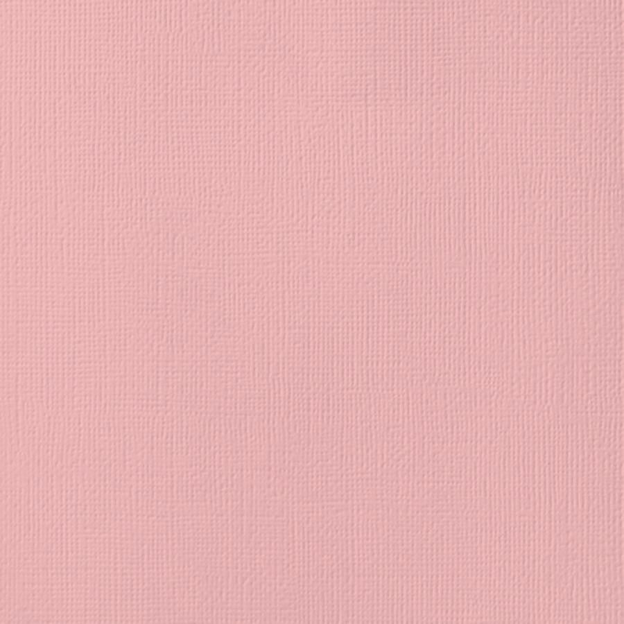 BLUSH pink cardstock - 12x12 inch - 80 lb - textured scrapbook paper - American Crafts
