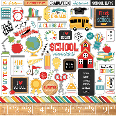 BACK TO SCHOOL 12x12 Collection Kit - Echo Park