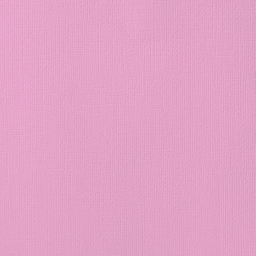 BUBBLEGUM pink cardstock - 12x12 inch - 80 lb - textured scrapbook paper - American Crafts