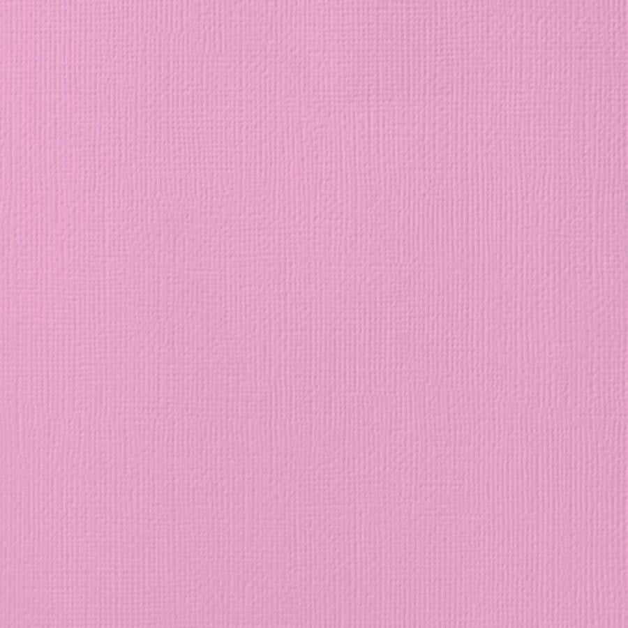 BUBBLEGUM pink cardstock - 12x12 inch - 80 lb - textured scrapbook paper - American Crafts