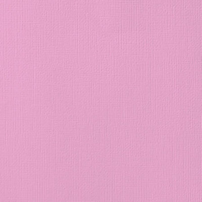 BUBBLEGUM pink cardstock - 12x12 inch - 80 lb - textured scrapbook paper - American Crafts
