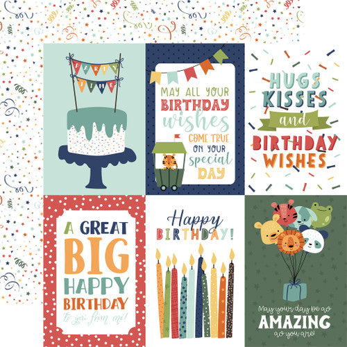 A BIRTHDAY WISH BOY 12x12 Collection Kit - Echo Park