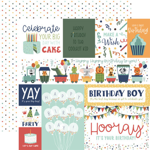 A BIRTHDAY WISH BOY 12x12 Collection Kit - Echo Park