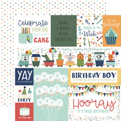 A BIRTHDAY WISH BOY 12x12 Collection Kit - Echo Park