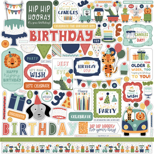 A BIRTHDAY WISH BOY 12x12 Collection Kit - Echo Park