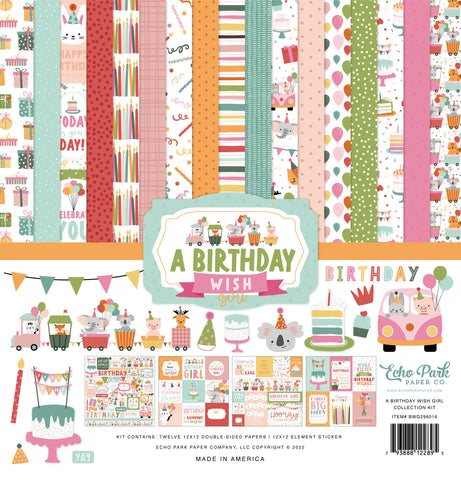 Echo Park Paper Company IHC169042 Crafty & Happy Word Set die, Teal, Pink,  Coral, Brown, Woodgrain, Green, Yellow - Simply Special Crafts