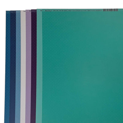 Bazzill Dotted Swiss cardstock collection with winter colors called Norther Lights