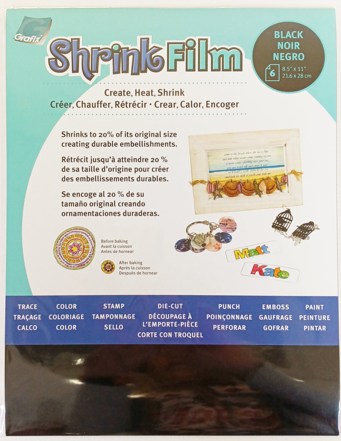 SHRINK FILM - Nine Different Types - Grafix – The 12x12 Cardstock Shop