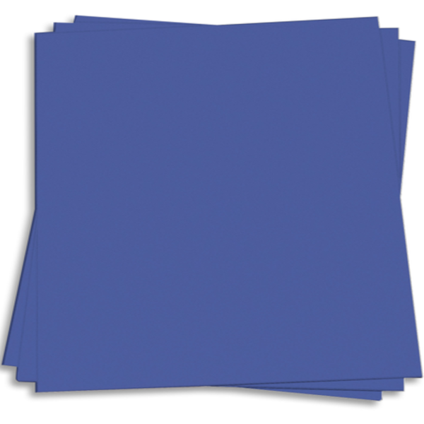 BLAST-OFF BLUE - blue 12x12 smooth cardstock - Neenah Astrobrights collection