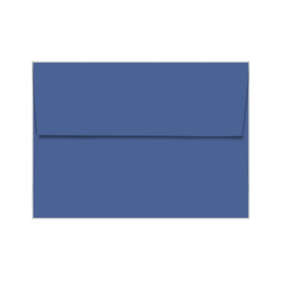 Blast-Off Blue Neenah Astrobrights envelope with square flap