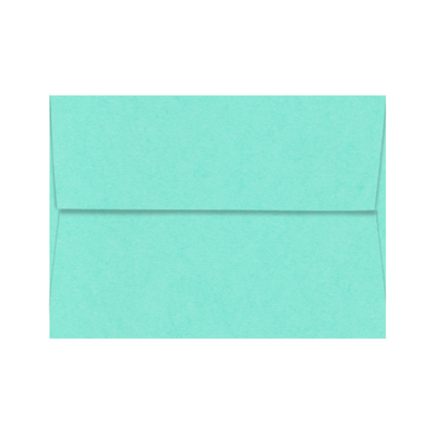 BLU RASPBERRY - turquoise Pop-Tone invitation envelope  with square flap envelope
