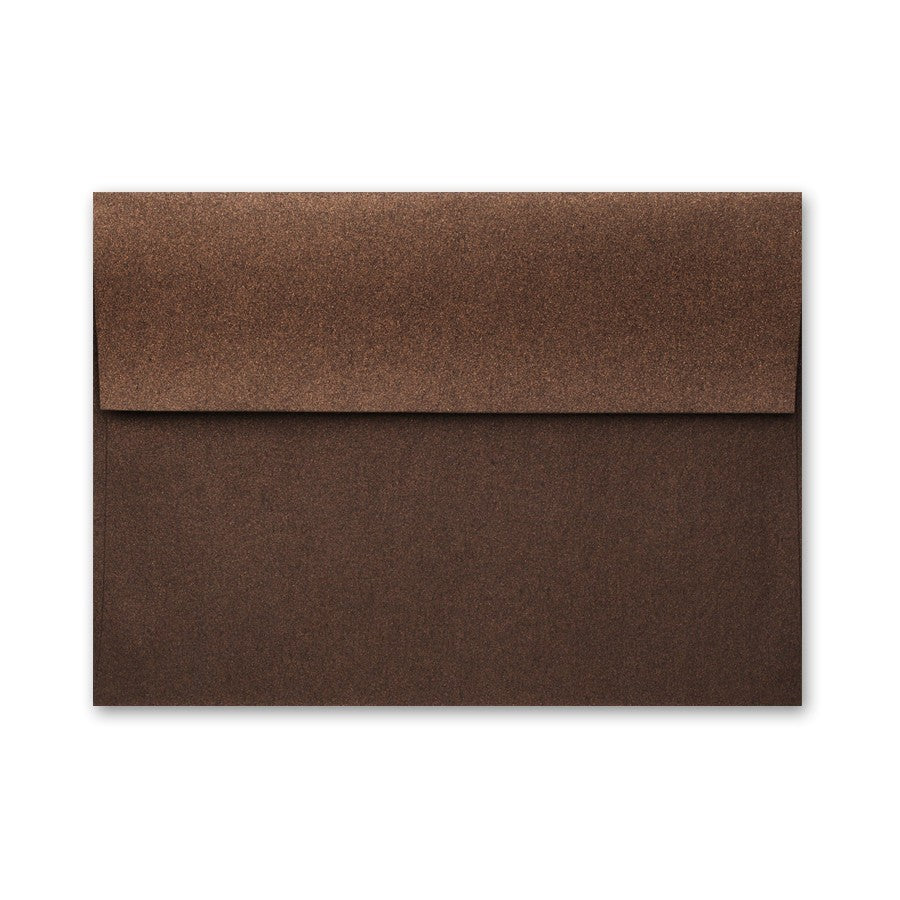 BRONZE Stardream Envelope: A brown envelope with a standard square flap and a metallic finish