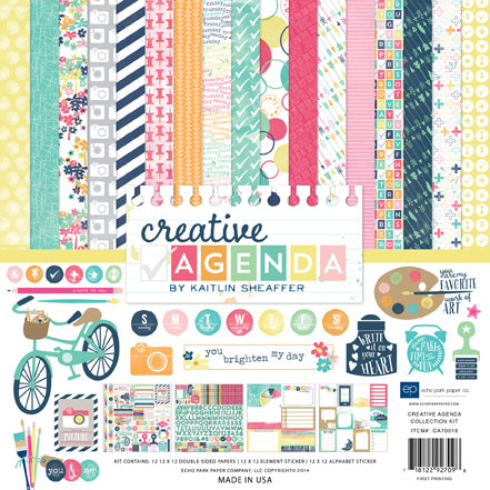 Creative Agenda 12x12 collection kit by Echo Park Paper Co.