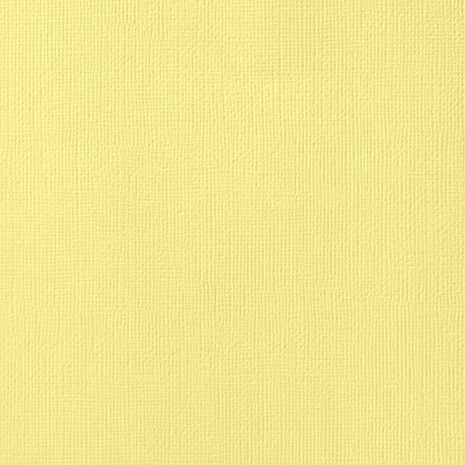 CANARY yellow cardstock - 12x12 inch - 80 lb - textured scrapbook paper - American Crafts
