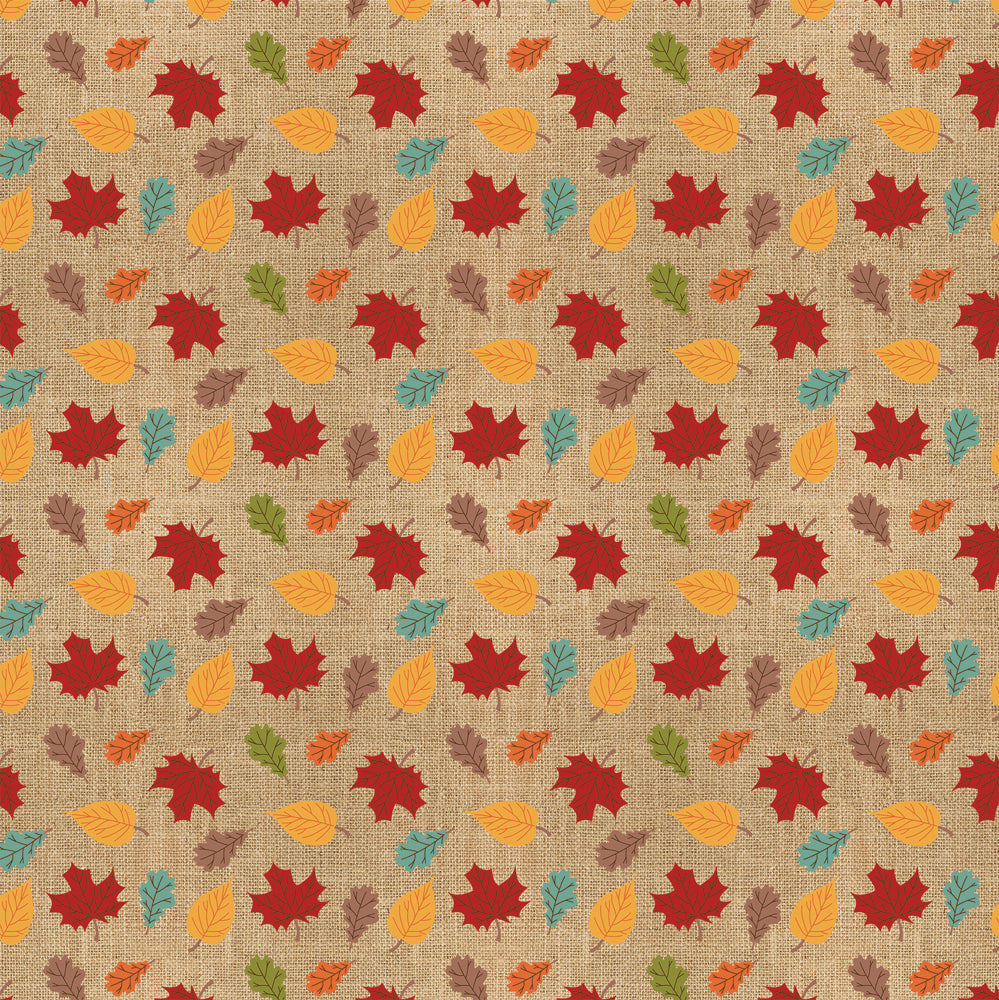 COLORED LEAVES - 12x12 Double-Sided Patterned Paper - Echo Park