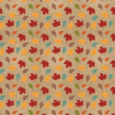 COLORED LEAVES - 12x12 Double-Sided Patterned Paper - Echo Park