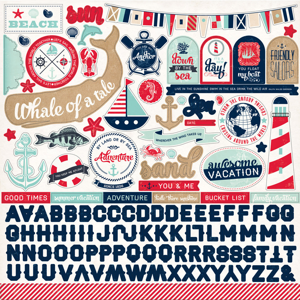 AHOY THERE 12x12 Collection Kit - Carta Bella