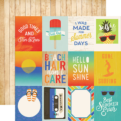 Beach Day 3x4 journaling Cards