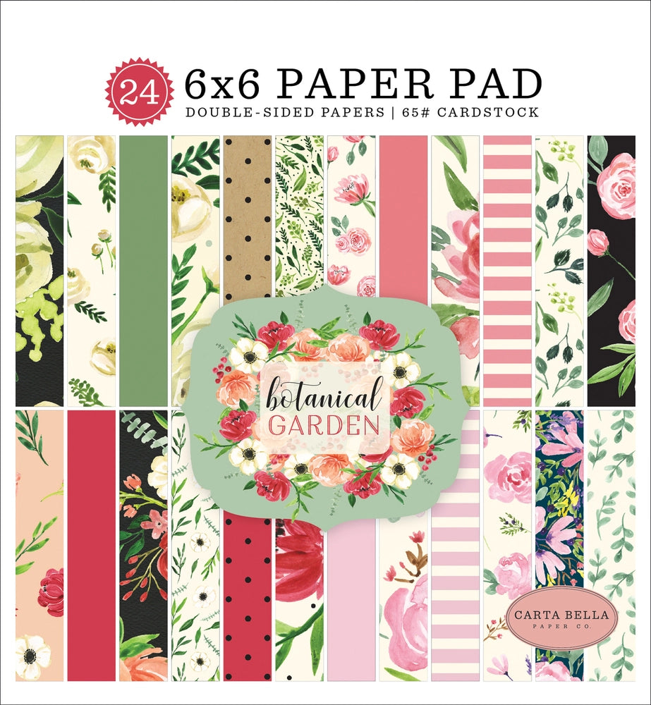 BOTANICAL GARDEN 6x6 Paper Pad - Carta Bella