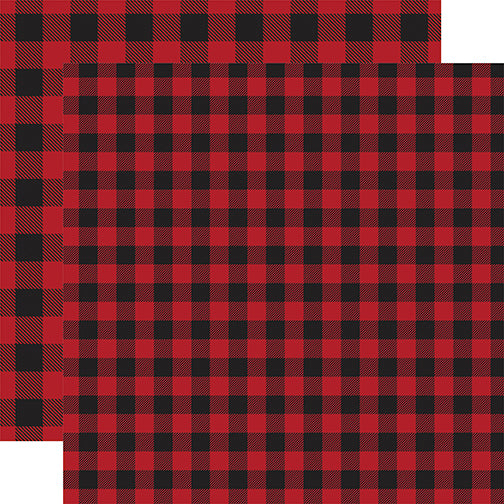 Red Buffalo Plaid from Echo Park Paper Co.