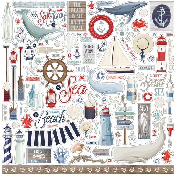 BY THE SEA 12x12 Collection Kit - Carta Bella
