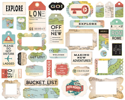CARTOGRAPHY Frames & Tags - Carta Bella