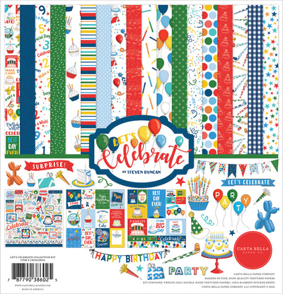 Let's Celebrate - 12x12 collection kit from Echo Park Paper