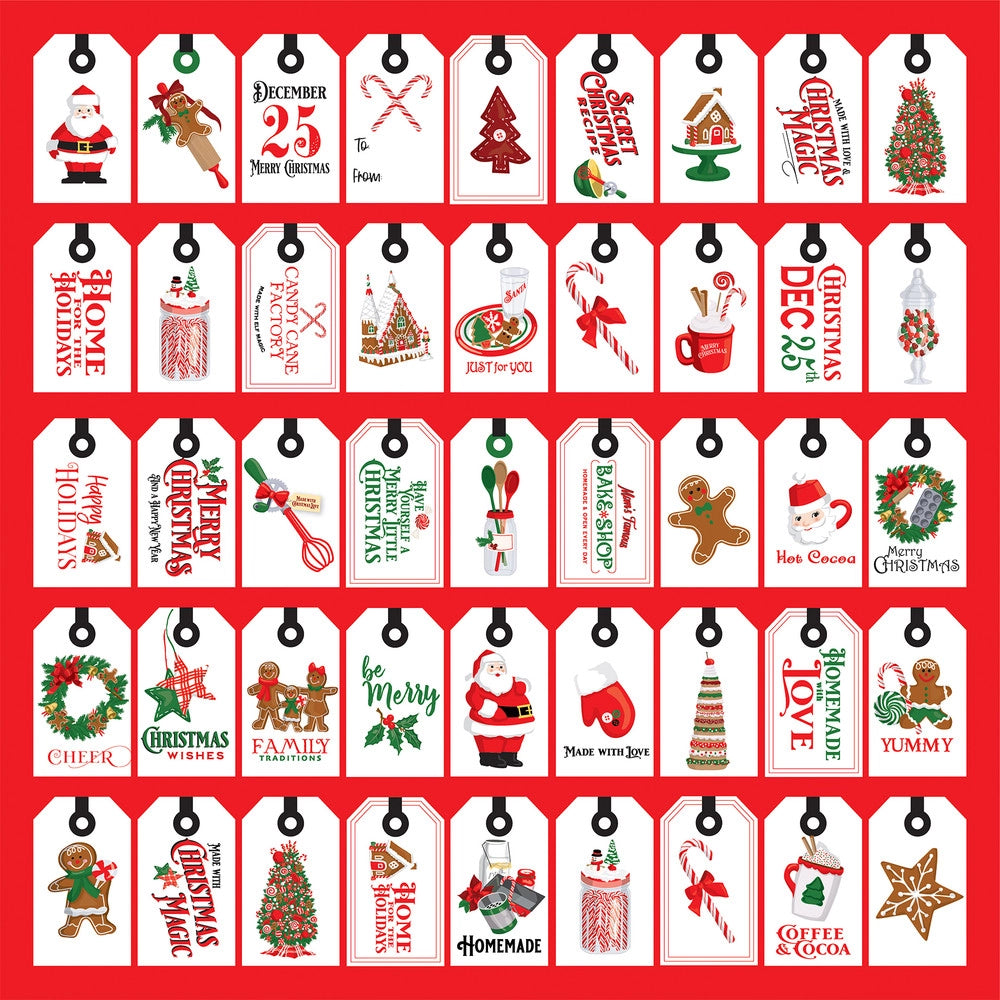 JUST FOR YOU TAGS - 12x12 Patterned Cardstock - Carta Bella