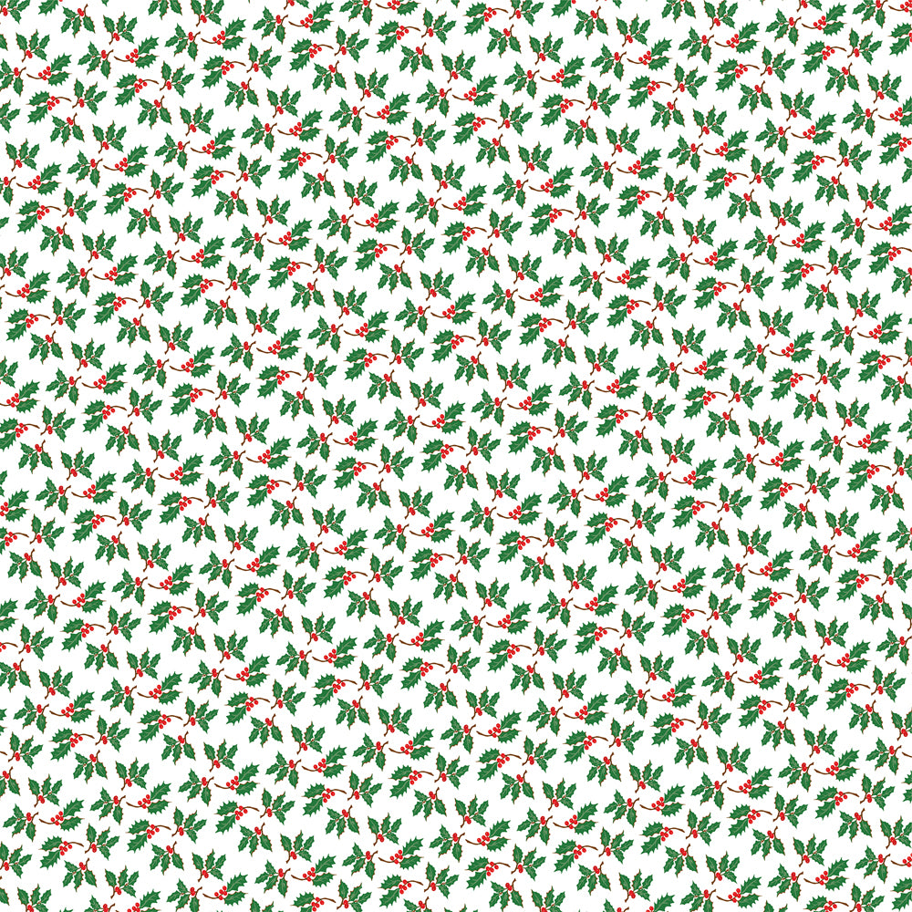 HAPPY HOLIDAYS - 12x12 Patterned Cardstock - Carta Bella