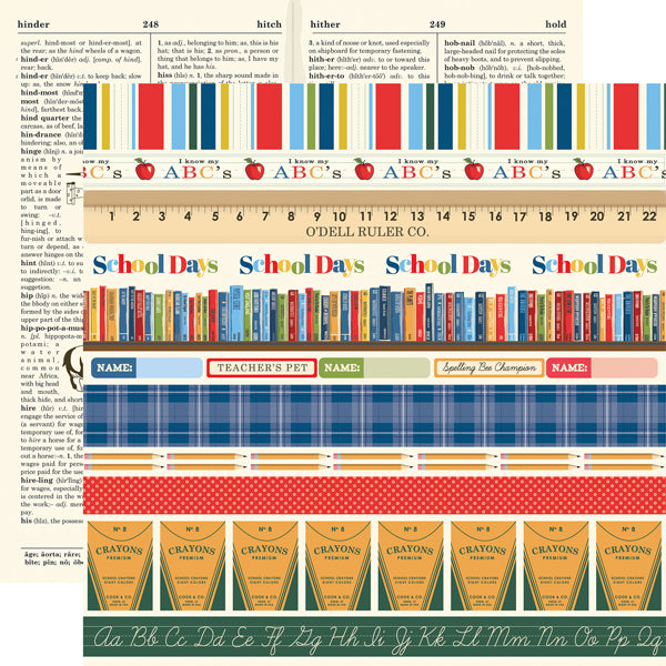 SCHOOL DAYS 12x12 Collection Kit - Carta Bella