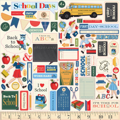 SCHOOL DAYS 12x12 Collection Kit - Carta Bella