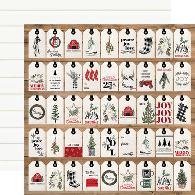 FARMHOUSE CHRISTMAS 12x12 Collection Kit - Carta Bella