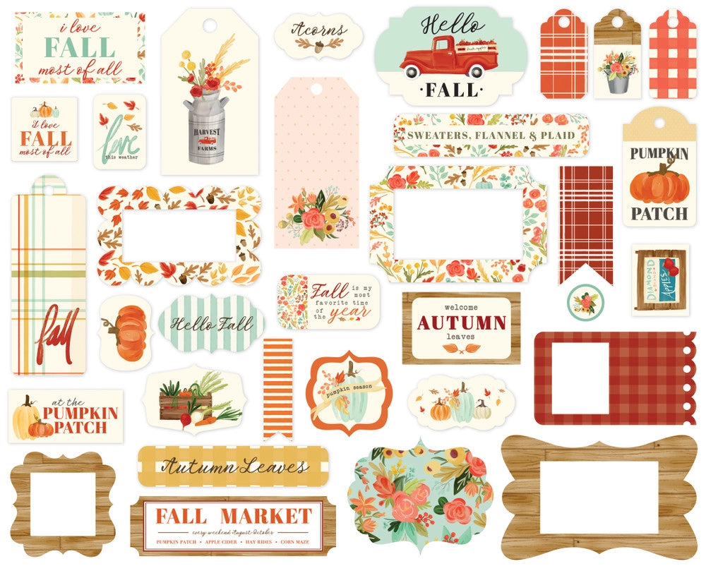 FALL MARKET Frames & Tags - Carta Bella