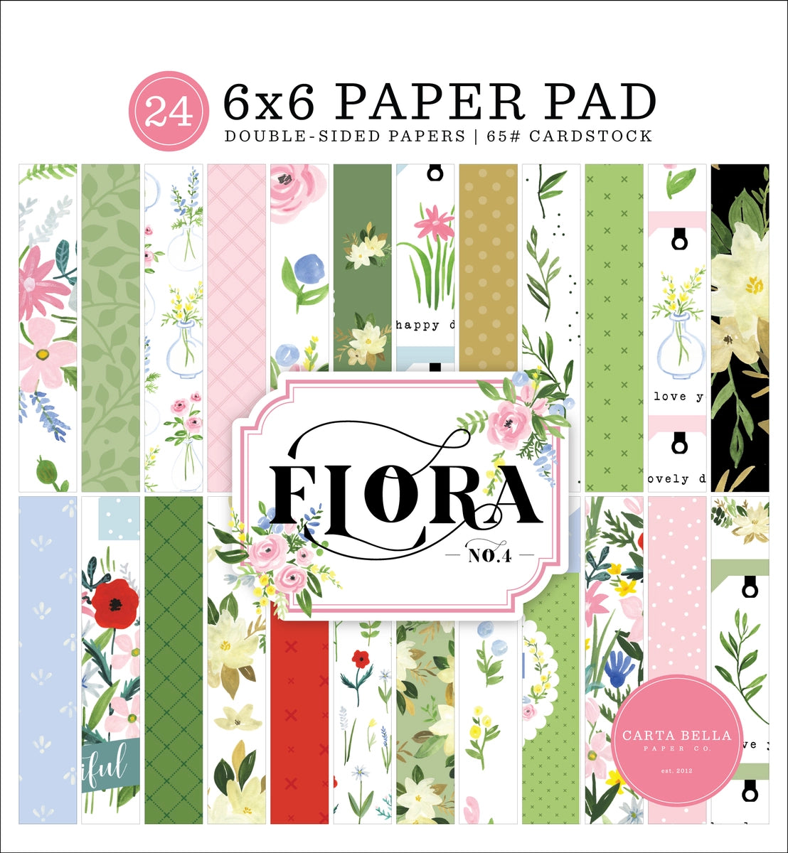 Lovely floral prints and patterns in pastel colors.