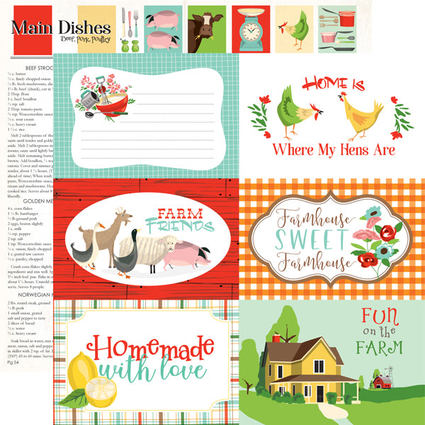 Carta Bella FARM TO TABLE collection kit 12x12 paper pack – Creative  Treasures
