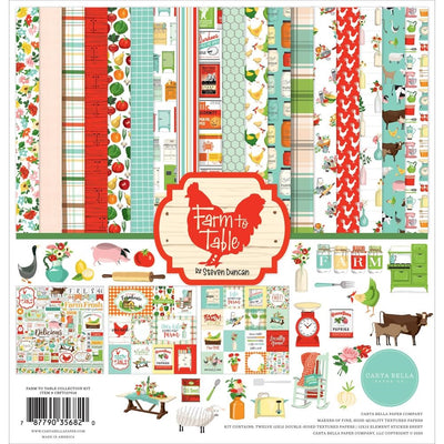 Farm to Table - 12x12 collection kit from Carta Bella Paper