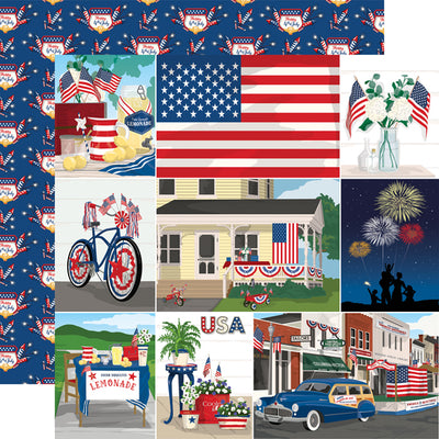 GOD BLESS AMERICA 12x12 Collection Kit - Carta Bella