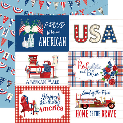 GOD BLESS AMERICA 12x12 Collection Kit - Carta Bella