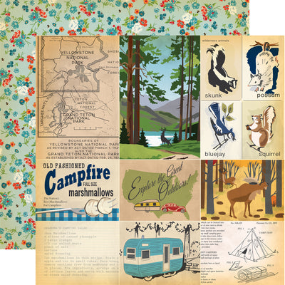 GONE CAMPING 12x12 Collection Kit - Carta Bella