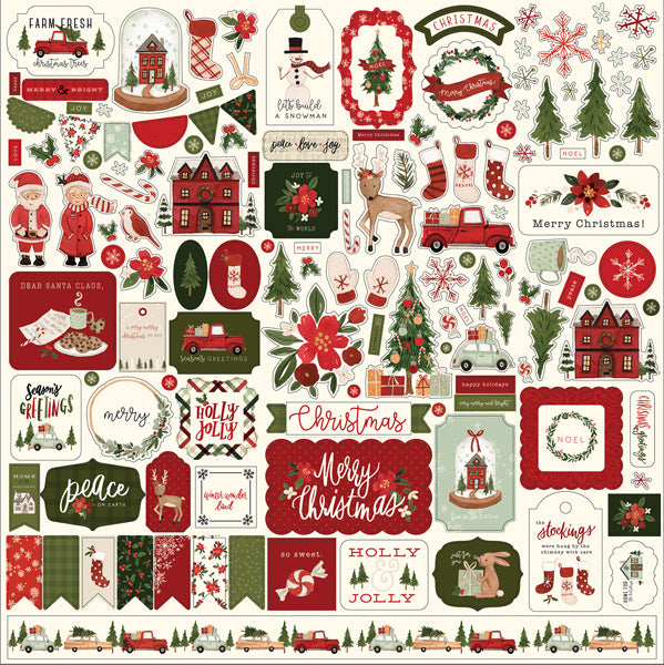 HELLO CHRISTMAS 12x12 Collection Kit - Carta Bella