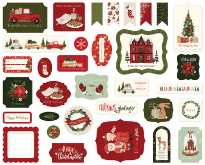 HELLO CHRISTMAS Ephemera - Carta Bella