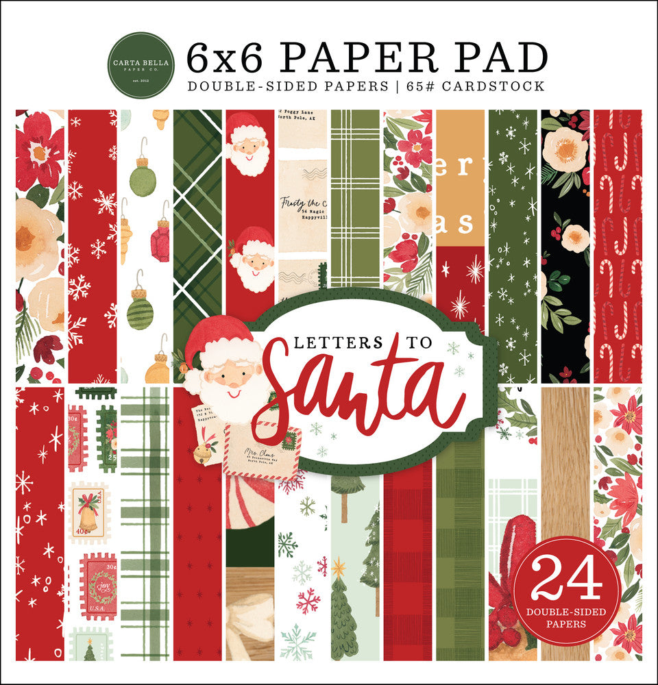 LETTERS TO SANTA 6x6 Paper Pad - Carta Bella