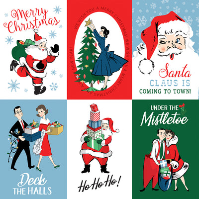 MERRY CHRISTMAS 4X6 JOURNALING CARDS - 12x12 Patterned Cardstock - Carta Bella