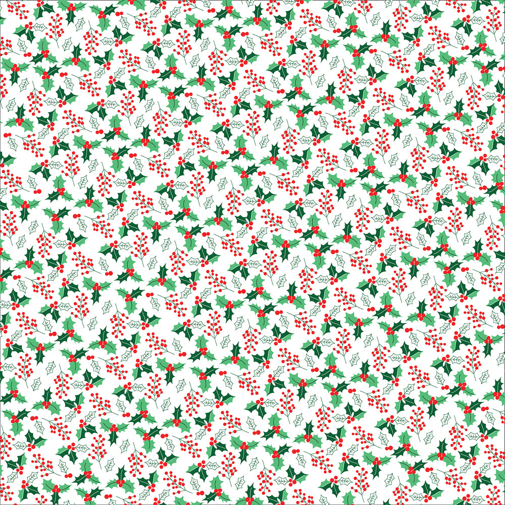 COUNTDOWN TO CHRISTMAS - 12x12 Patterned Cardstock - Carta Bella