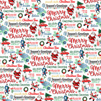 CHRISTMAS SNOW - 12x12 Patterned Cardstock - Carta Bella