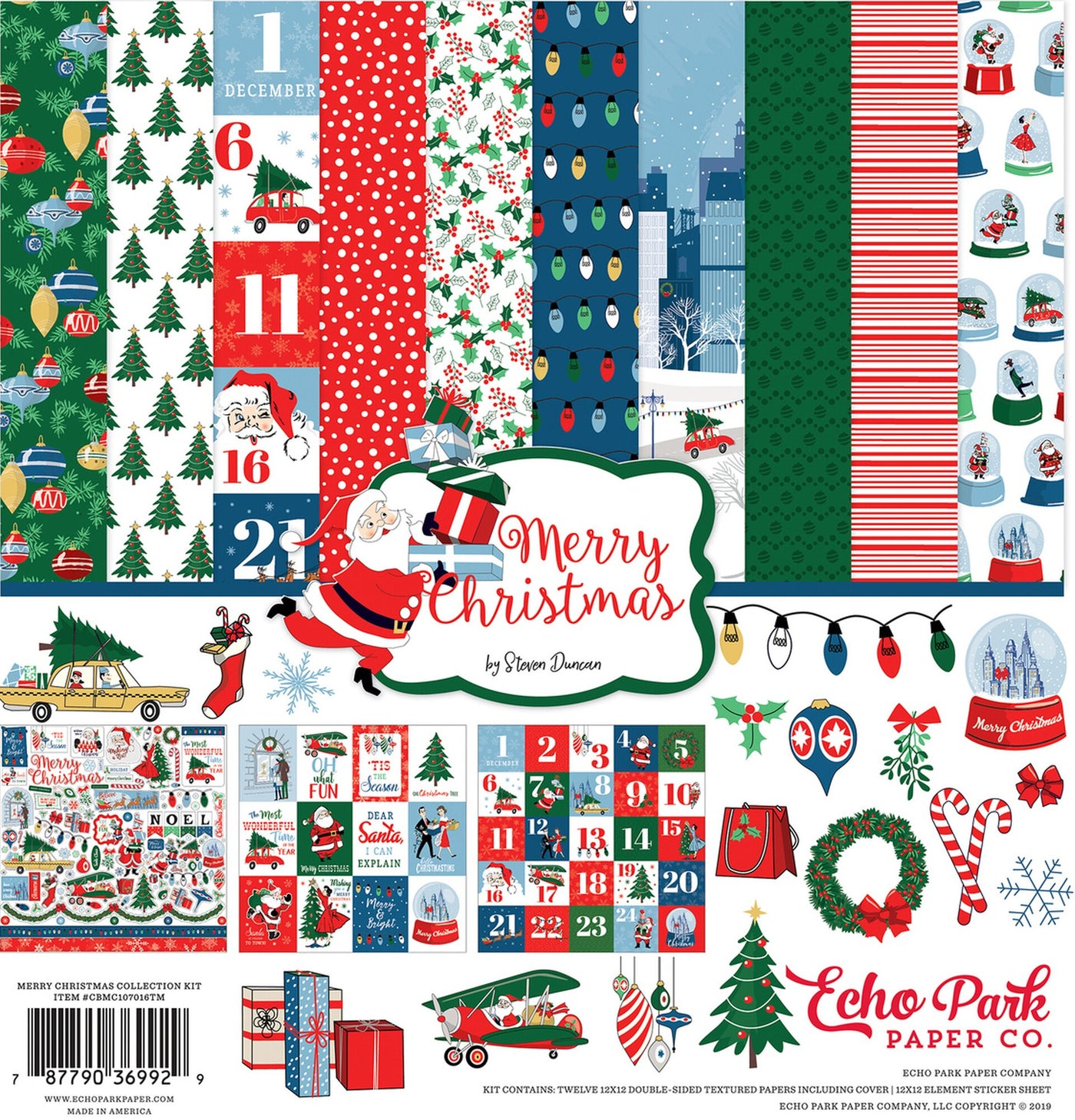 Merry Christmas - 12x12 collection kit from Echo Park Paper