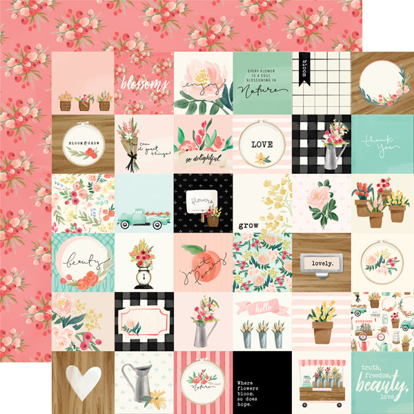 FLOWER MARKET 12x12 Collection Kit - Echo Park